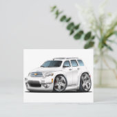 Chevy HHR White Truck Briefkaart (Staand voorkant)