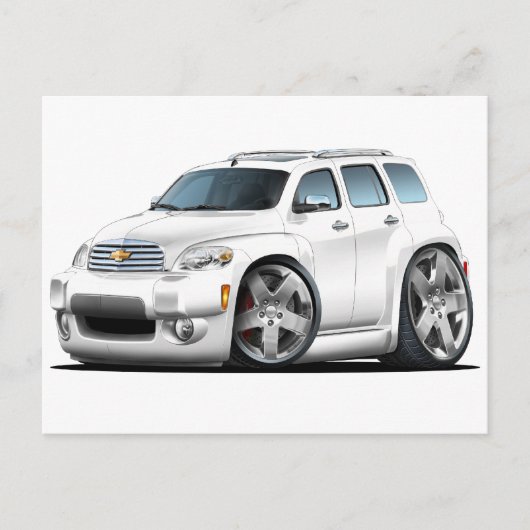 Chevy HHR White Truck Briefkaart (Voorkant)