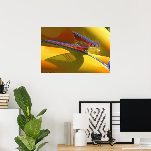 Chevy Hood 1939 Poster (Thuiskantoor)