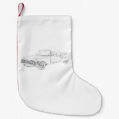 Chevy Impala 1960 Kleine Kerstsok (Voorkant)