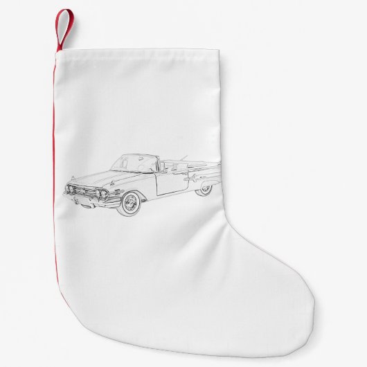 Chevy Impala 1960 Kleine Kerstsok (Voorkant)