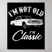 Chevy Impala Classic Car Poster (Voorkant)