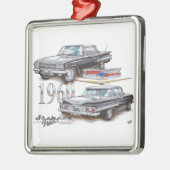 Chevy Impala Sportan 1960 Metalen Ornament (Links)