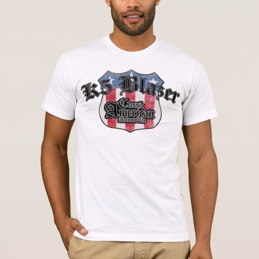 Chevy K5 Blazer - Route 66 - American Classic T-shirt (Voorkant)