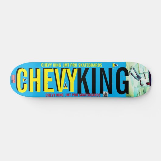 CHEVY KING JMT OFFICIAL 7 3/4-inch skateboard deck (Horizontaal)