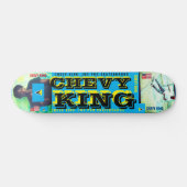 CHEVY KING OFFICIËLE 7 3/4" Skateboard Deck (Horizontaal)