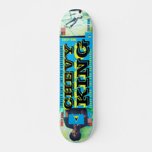 CHEVY KING OFFICIËLE 7 3/4" Skateboard Deck (Voorkant)