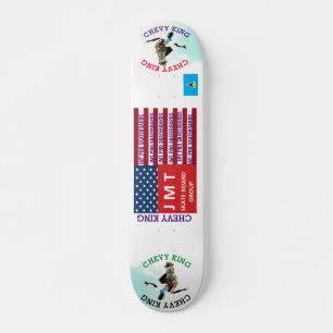 CHEVY KING OFFICIELE JMT SIGN 7 3/4" Skateboarddek Persoonlijk Skateboard