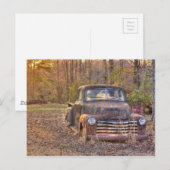 Chevy Lawn Ornament 1949 Briefkaart (Voorkant / Achterkant)