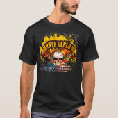 Chevy Monte Carlo SS - Burnout Banner Skull Flag T-shirt (Voorkant)