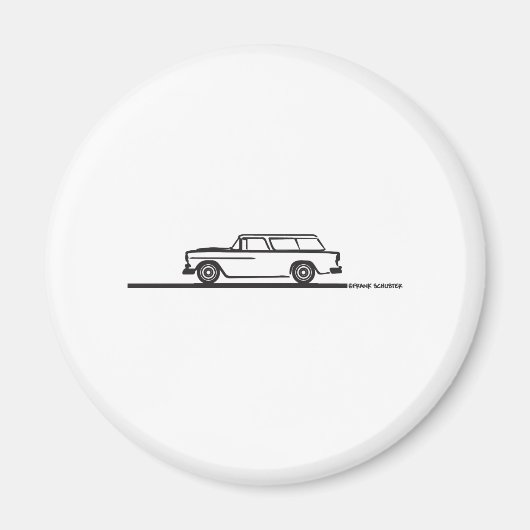 Chevy Nomad 1955 Magneet (Voorkant)