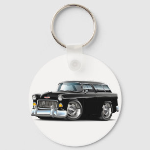 Chevy Nomad Black Car 1955 Sleutelhanger