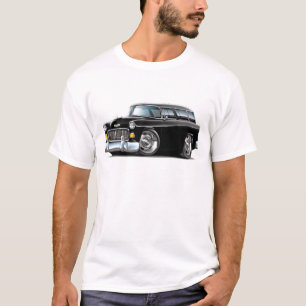 Chevy Nomad Black Car 1955 T-shirt