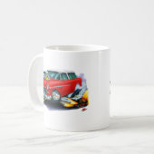 Chevy Nomad Red Car 1955 Koffiemok (Voorkant links)