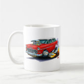 Chevy Nomad Red Car 1955 Koffiemok (Links)