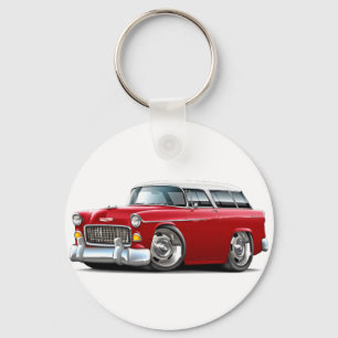 Chevy Nomad Red-White 1955 Sleutelhanger