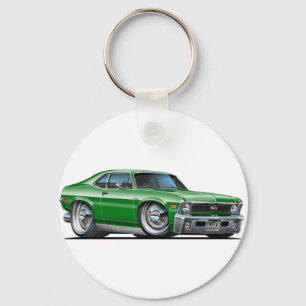 Chevy Nova Green Car Sleutelhanger