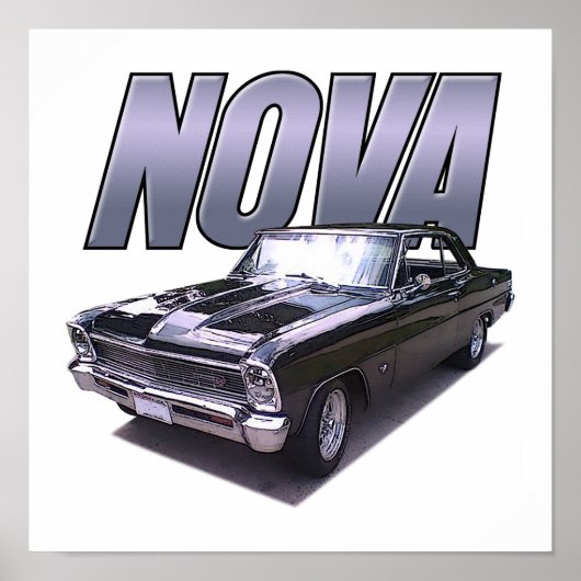 Chevy Nova Poster 1966 (Voorkant)