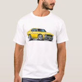 Chevy Nova Yellow Car T-shirt (Voorkant)