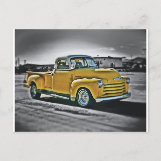 Chevy Pick up Briefkaart (Voorkant)
