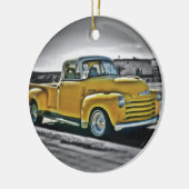Chevy Pick Up Keramisch Ornament (Links)