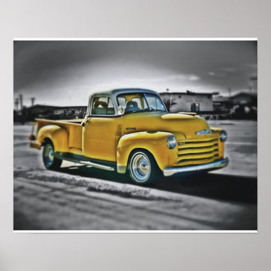 Chevy Pick Up Poster (Voorkant)