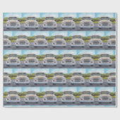 Chevy Pick-up Truck Art Wrapping Paper Cadeaupapier (Vlak)