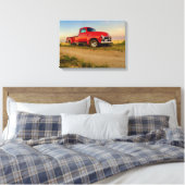 Chevy Pickup 1954 Canvas Afdruk (Insitu (Slaapkamer))