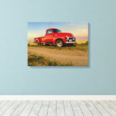 Chevy Pickup 1954 Canvas Afdruk (Insitu (Houten vloer))