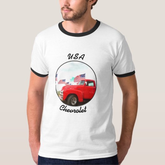 Chevy Pickup 1954 T-shirt (Voorkant)