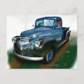 Chevy Pickup Briefkaart (Voorkant)