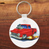 Chevy Pickup Red 1957 Sleutelhanger (Voorkant)