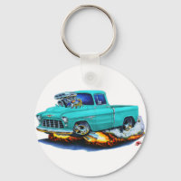 Chevy Pickup Turquoise Truck 1955