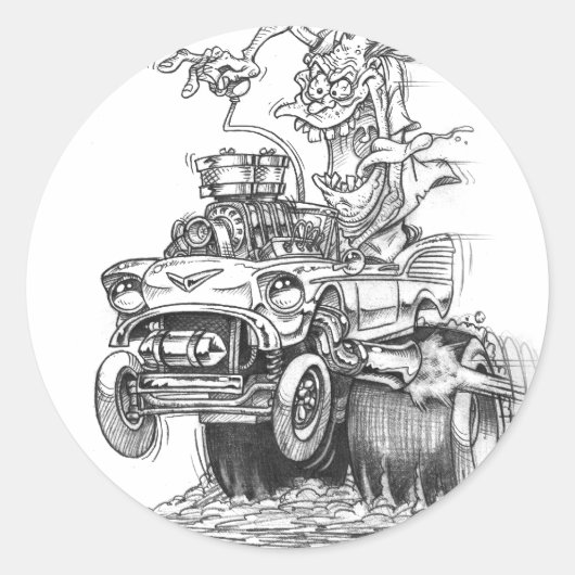 chevy ronde sticker (Voorkant)