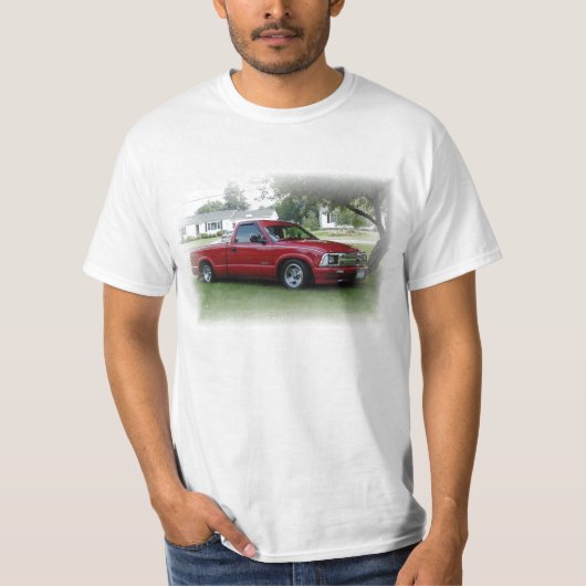 Chevy S10 SS shirt T-shirt met lagedrukvrachtwagen (Voorkant)