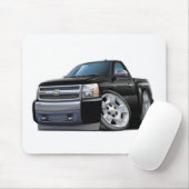 Chevy Silverado Black Truck Muismat (Met muis)