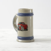 Chevy Silverado Dualcab Red Truck Bierpul (Voorkant links)