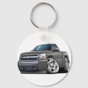 Chevy Silverado Gray Truck Sleutelhanger