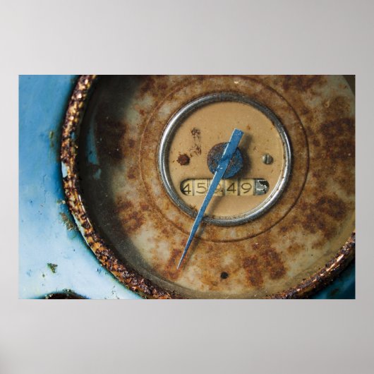 Chevy Speedometer Poster (Voorkant)