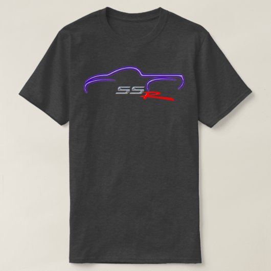Chevy SSR Ultra Violet Silhouet T-shirt (Design voorkant)