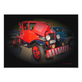 CHEVY TOW TRUCK 1932 FOTO AFDRUK