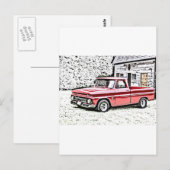 Chevy Truck Briefkaart (Voorkant / Achterkant)