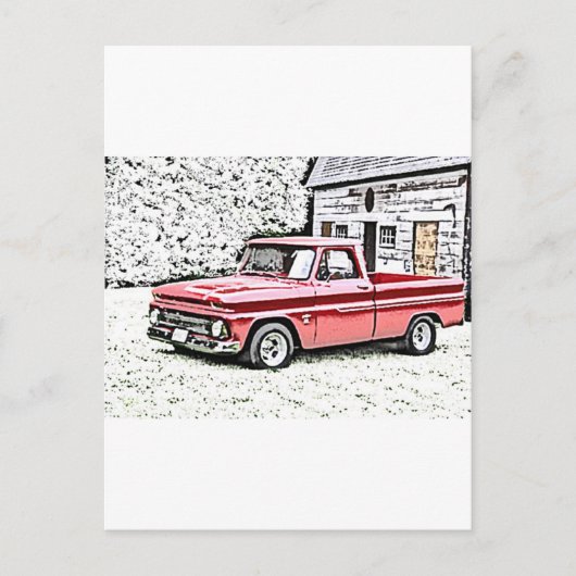 Chevy Truck Briefkaart (Voorkant)
