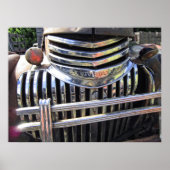 CHEVY TRUCK CHROME GRILL 1946 POSTER (Voorkant)