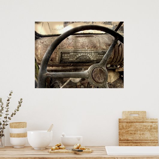 CHEVY TRUCK DASH 1946 POSTER (Keuken)