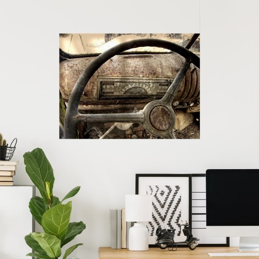 CHEVY TRUCK DASH 1946 POSTER (Thuiskantoor)