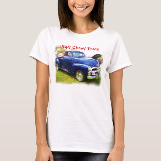 Chevy Truck in 1949 T-shirt (Voorkant)