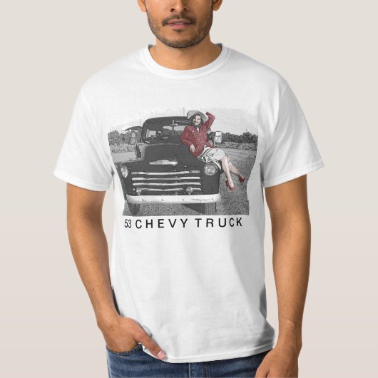 Chevy Truck in 1953 T-shirt (Voorkant)
