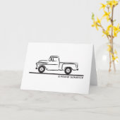 Chevy Truck in 1955 Kaart (Gele Bloem)