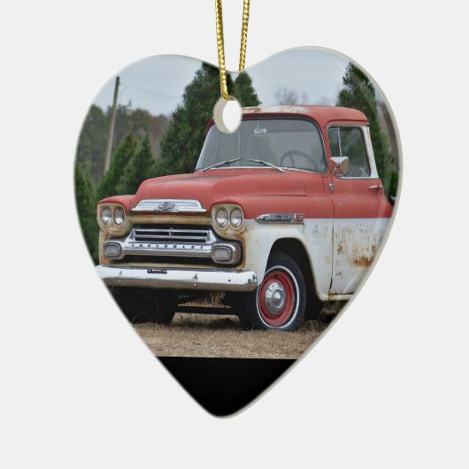 Chevy Truck Keramisch Ornament (Links)